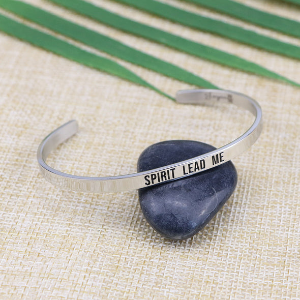 Spirit lead me Mantra Bangle