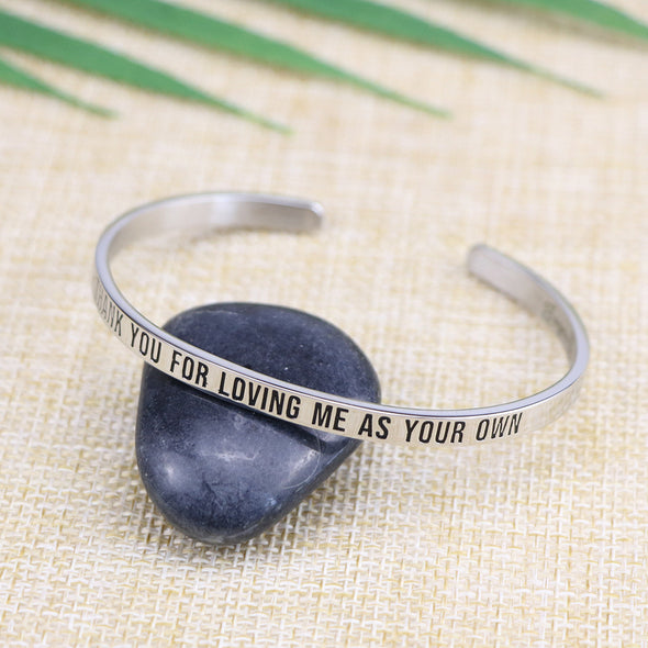 Thank You for Loving Me As Your Own Mantra Bangle