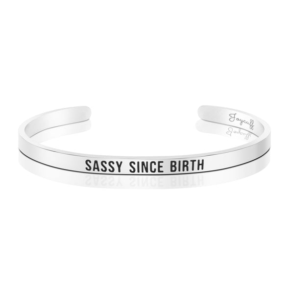 Sassy Since Birth Mantra Bracelet