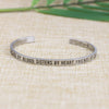 Cousins By Blood Sisters By Heart Friends By Choice Mantra Bangle