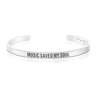 Music Saved My Soul Mantra Bracelet