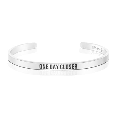 One Day Closer Mantra Bracelet