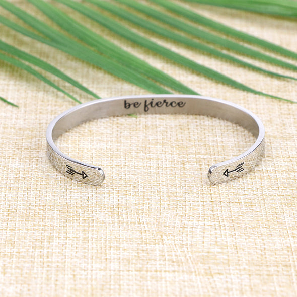 Engraved Stainless Steel Birthday Graduation Silver Friendship Bangles
