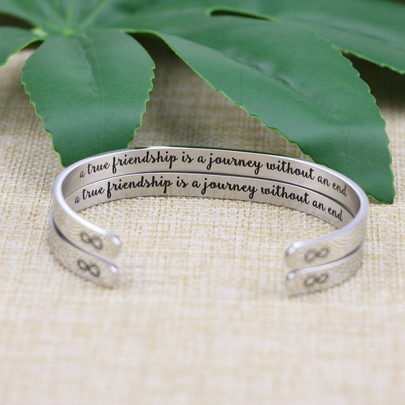 A True Friendship is a Journey Without an End Jewelry