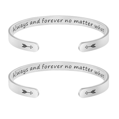 Always And Forever No Matter What Bracelets