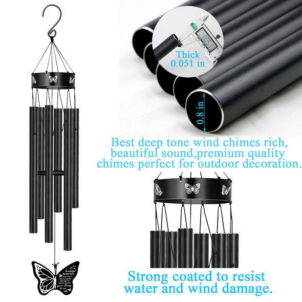 Wind Chimes for Loss of Loved One  You Left Us Beautiful Memories