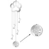 Pet Memorial Wind Chime Gift After Loss Wind Chime In Memory of Paw Print Pet Sympathy Gift