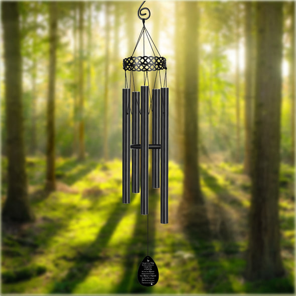 Memorial Wind Chimes for Loss of Mom Dad Daughter Son Sympathy Gifts Loss of Love one Rememberance Large Windchimes Outside Indoor Garden You Left Me Beautiful Memories  I Thought of You Today