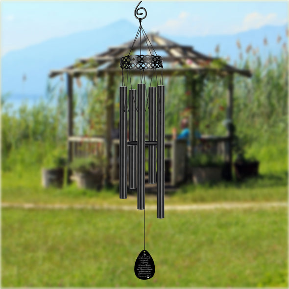 Memorial Wind Chimes for Loss of Mom Dad Daughter Son Sympathy Gifts Loss of Love one Rememberance Large Windchimes Outside Indoor Garden You Left Me Beautiful Memories  I Thought of You Today