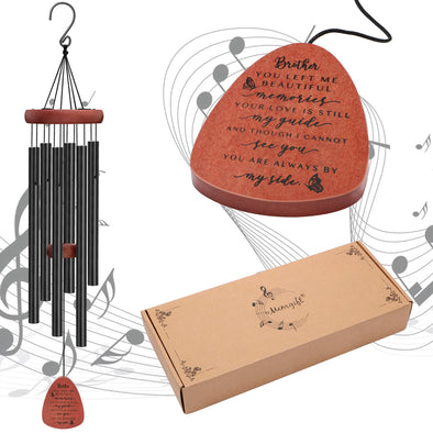 Brother Memorial Wind Chimes Sympathy Gifts for Loss of Loved One