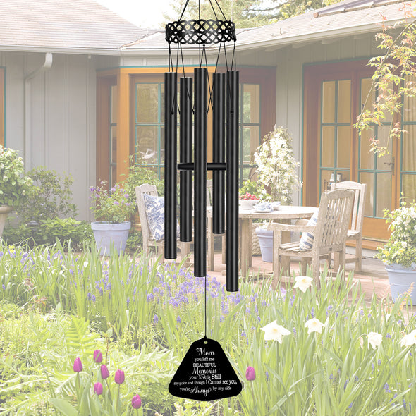 Mom Memorial Wind Chime Loss of Mom Sympathy Gift You Left Me Beautiful Memories Caring Mother's Day Gift