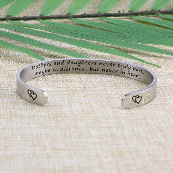 Inspirational Bracelet Gift for Mother's Day Long Distance Jewelry