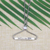 With Brave Wings She Flies Adjustable Chain Link Jewelry