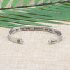 Personalized Dog Remembrance Cuff Bracelets for Pet Lovers