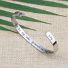 Lily Pet Memorial Jewelry Personalized Dog Sympathy Gift Animal Remembrance Cuff Bracelets for Pet Lovers