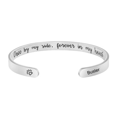 Buster Pet Personalized Dog Remembrance Bracelets for Pet Lovers