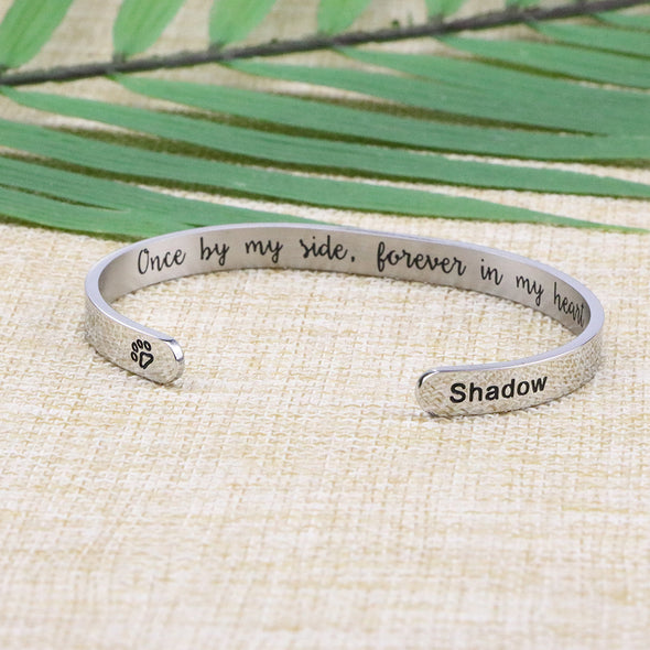Shadow Pet Personalized Dog Remembrance Bracelets for Pet Lovers