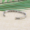 Daisy Memorial Gift Loss of Pet Engraved Bracelet