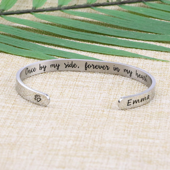 Emma Pet Personalized Dog Remembrance Bracelets for Pet Lovers