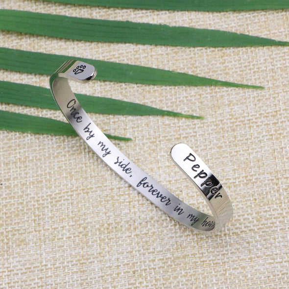 Pepper Pet Memorial Jewelry Personalized Dog Sympathy Gift