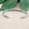 Do Small Things With Great Love cuff