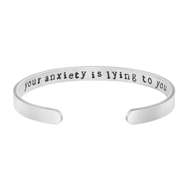 Your Anxiety is Lying To You bracelets
