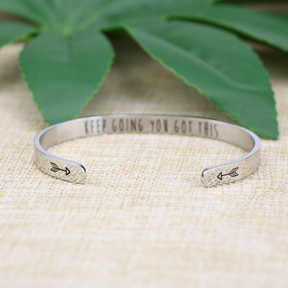 Keep Going You Got This Mantra Jewelry