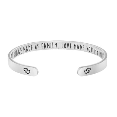 Marriage Made Us Family Love Made You My Mom Mother of the Groom Jewelry
