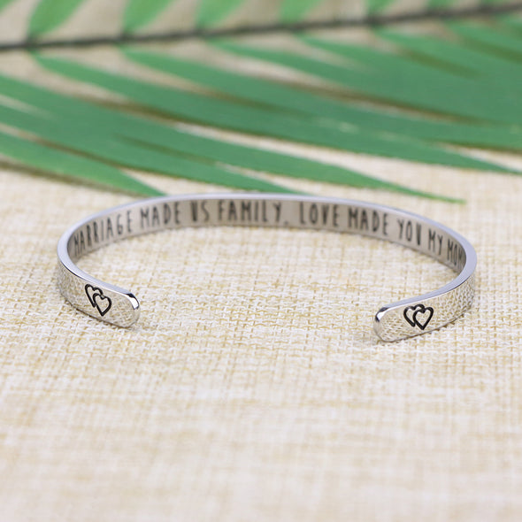 Marriage Made Us Family Love Made You My Mom Mother of the Groom Jewelry