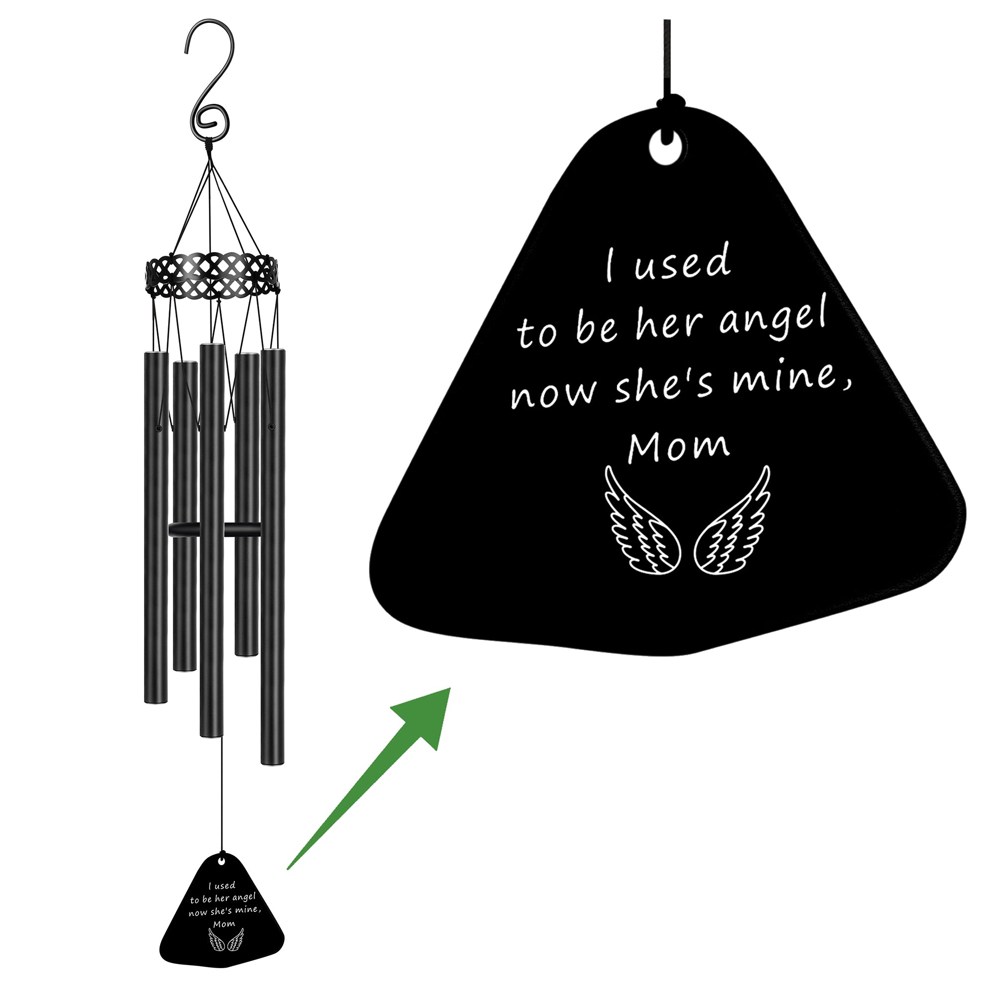 Personalized Memorial Wind Chimes Sympathy Gifts In Memory - 60+ Gift