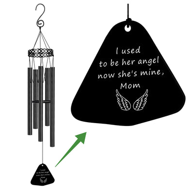 I Used To Be Her Angel Now She is Mine Memorial Wind Chimes Loss of Loved One