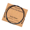 Soul Sister Morse Code Bracelet Secret Message Gift for BFF Best Friend