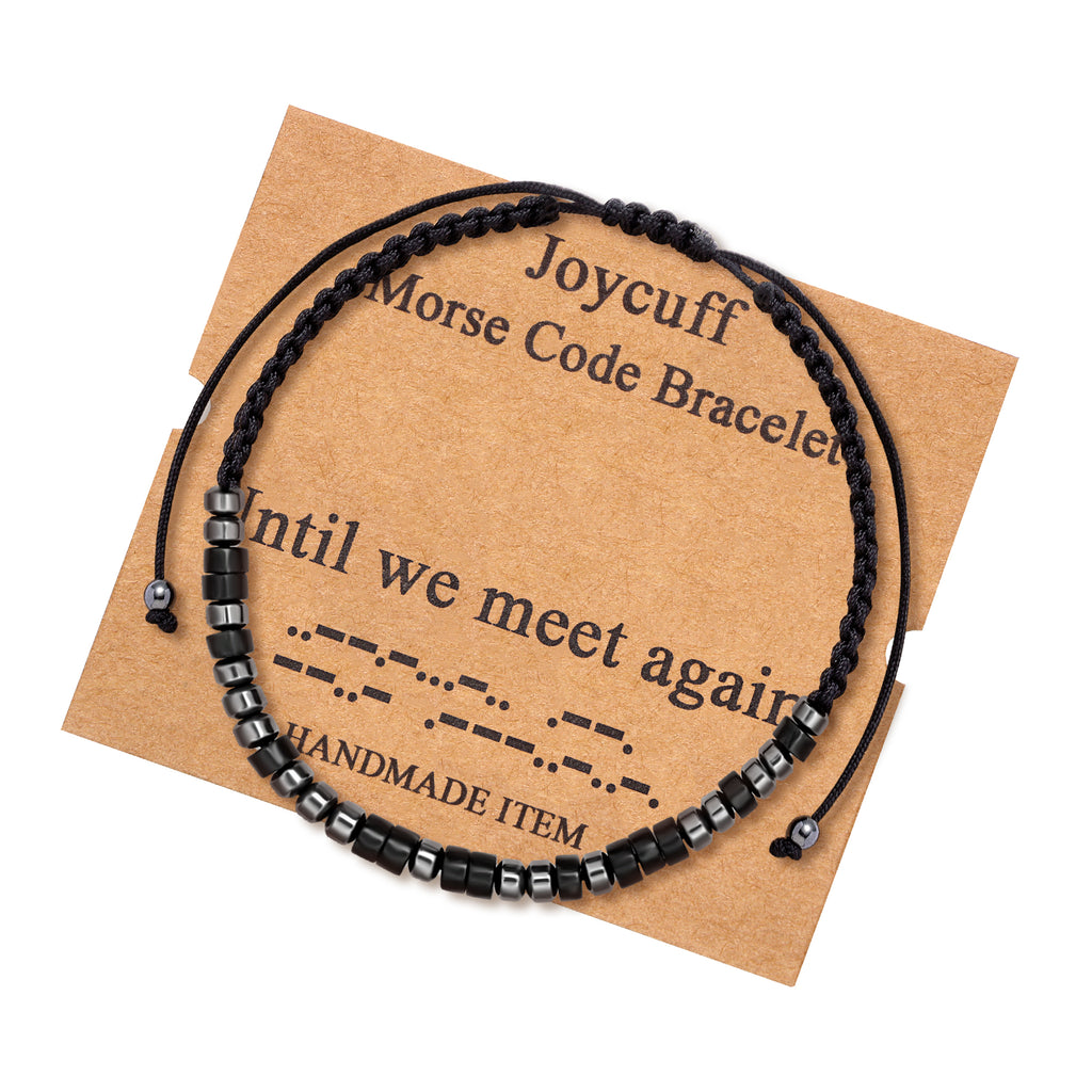 Until We Meet again Morse Code Bracelets for Loss of Loved
