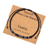 Family Morse Code Bracelet for Women Inspirational Gift for Her
