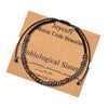 Unbiological Sister Wood Morse Code Bracelet  Gift Graduation Jewelry for Her