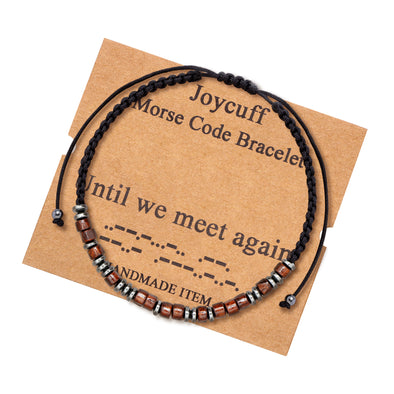 Until We Meet again Morse Code Bracelet Memory Gift for Loss of Loved Ones Thinking of You