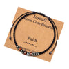 Faith Morse Code Bracelet for Women Inspirational Gift for Her