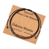 Hakuna Matata Morse Code Bracelet for Women Inspirational Gift for Her