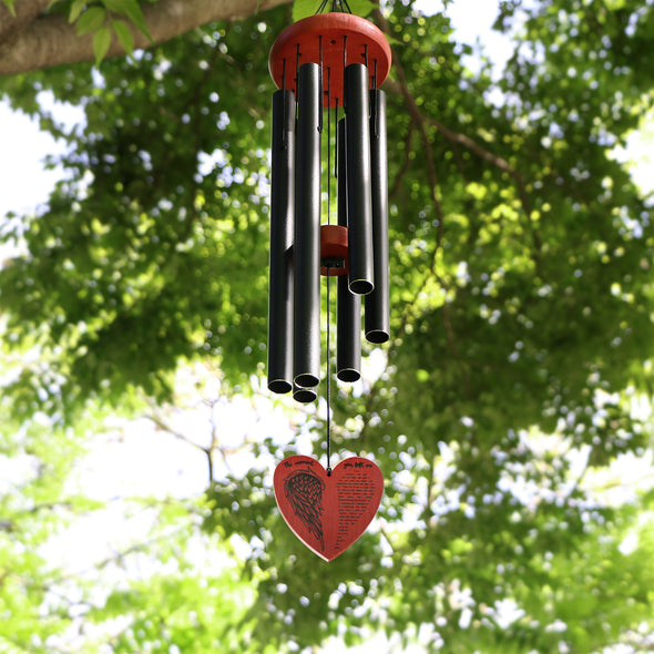 Memorial Wind Chimes Sympathy Remembrance Mom Dad Families Gifts the Moment You Left Me